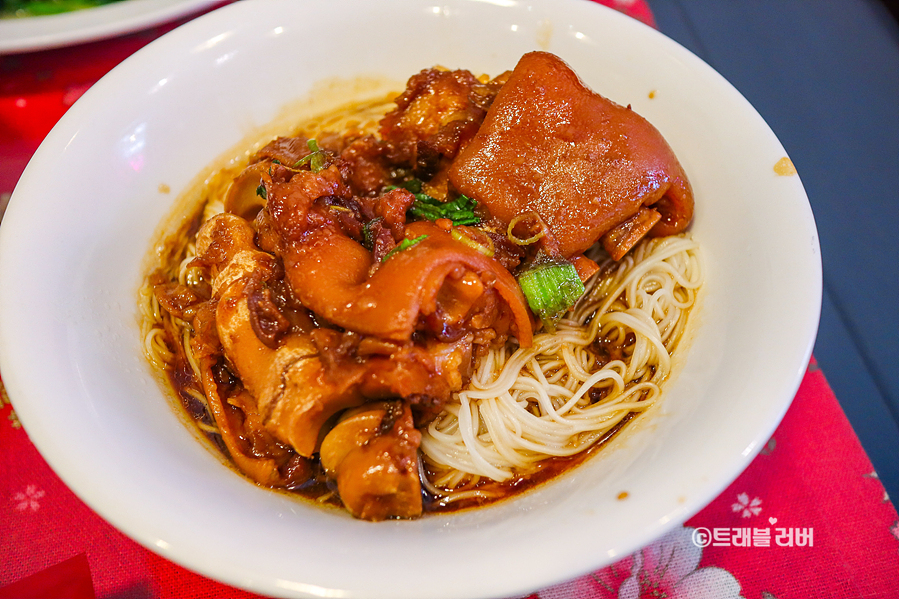 대만여행 나혼자산다 타이중 맛집 푸딘왕 족발덮밥