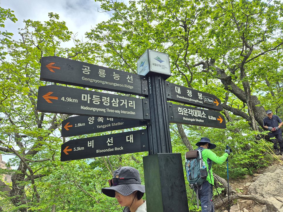 [설악산국립공원] 설악산 공룡능선의 환상적인 일출과 싱그러운 비경을 찾아서