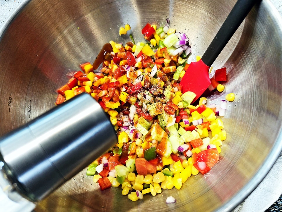 토마토 살사소스 만들기 다이어트 채소요리 샐러드 종류