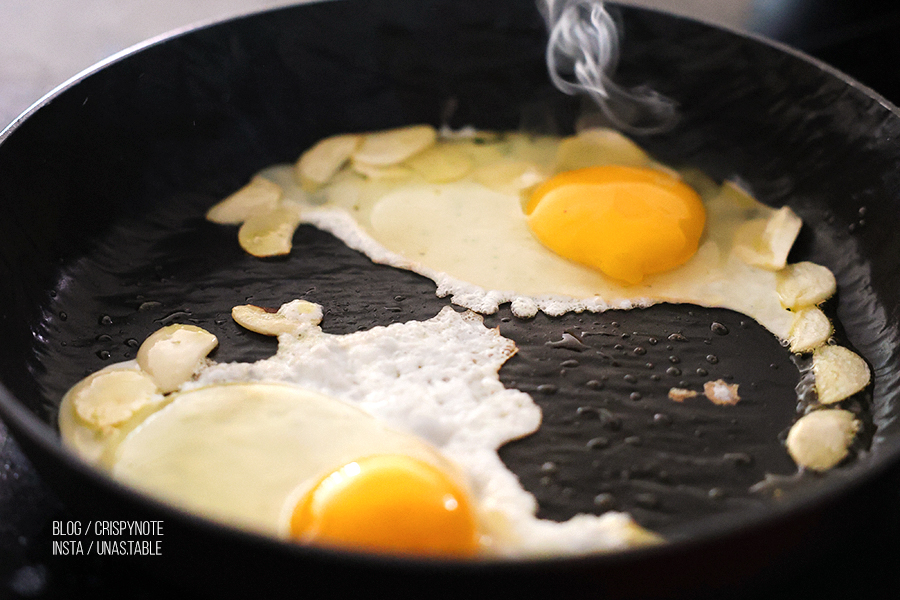 간단한 계란요리 달걀 스파게티 만들기