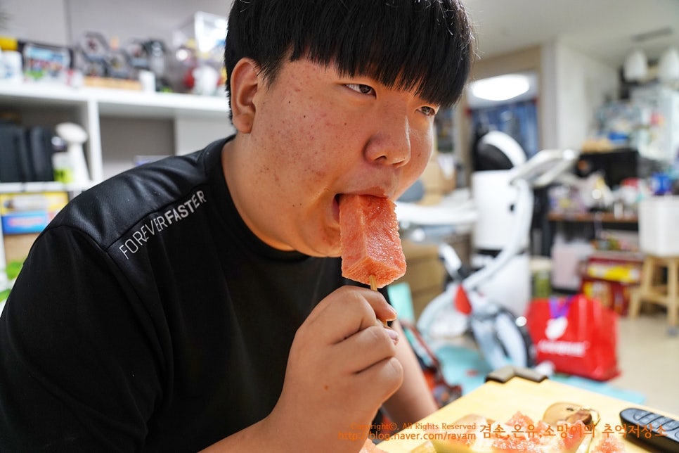 고당도 씨없는 수박 진짜 달고 맛있어요! 델푸릇