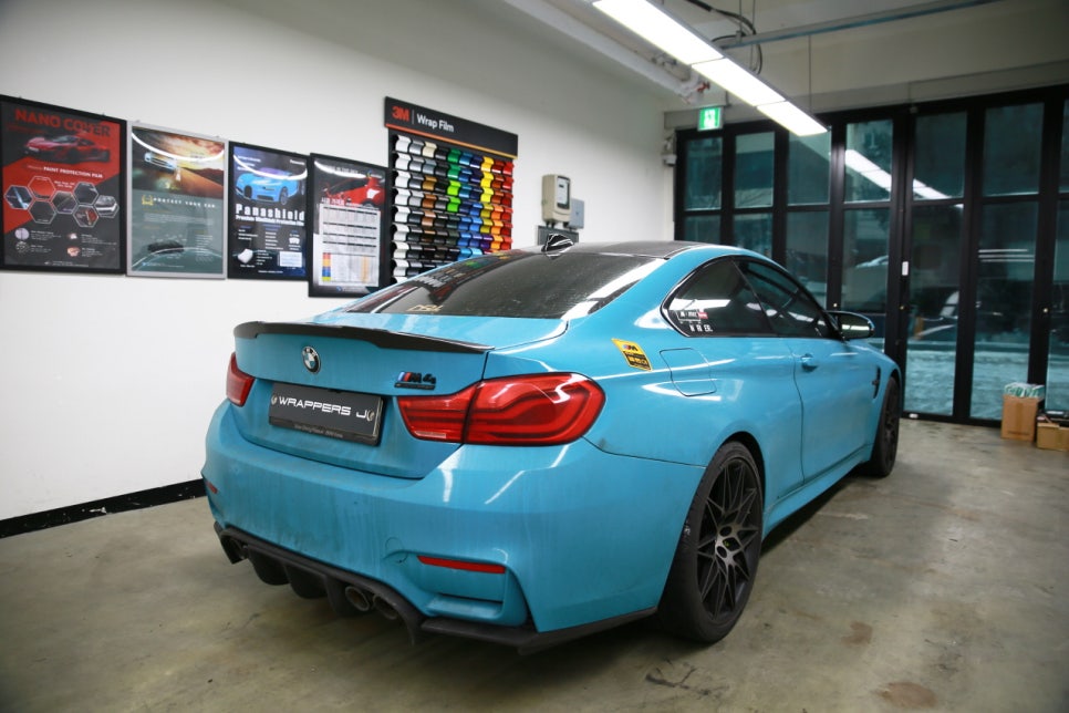 마포구 썬팅 : BMW M4 앞유리 썬팅 후기