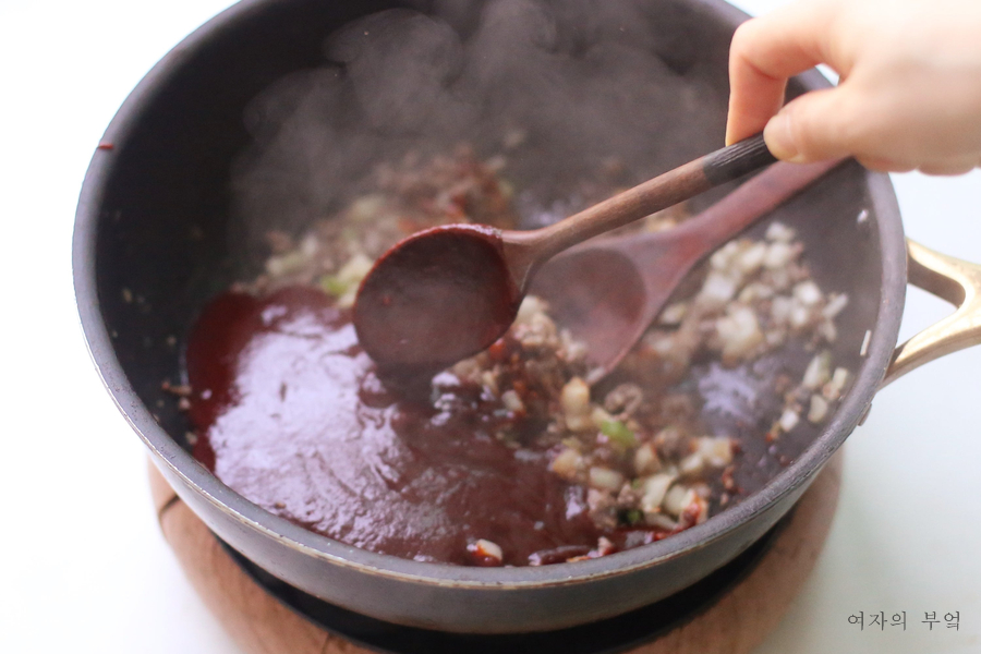 소고기 약고추장 만들기 비빔밥 양념장 소고기고추장볶음