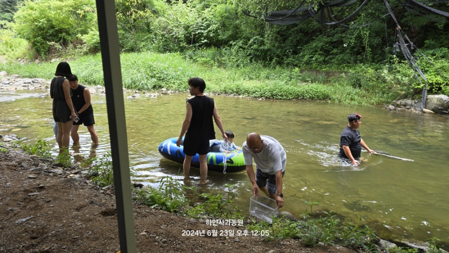 홍천미래농업연구회 첫 계곡 야유회