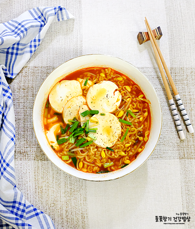 순두부 열라면 맛있게 끓이는법 순두부 요리 레시피