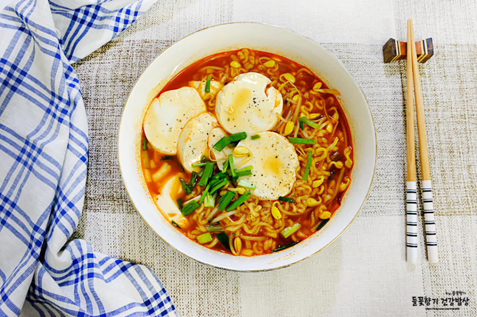 순두부 열라면 맛있게 끓이는법 순두부 요리 레시피