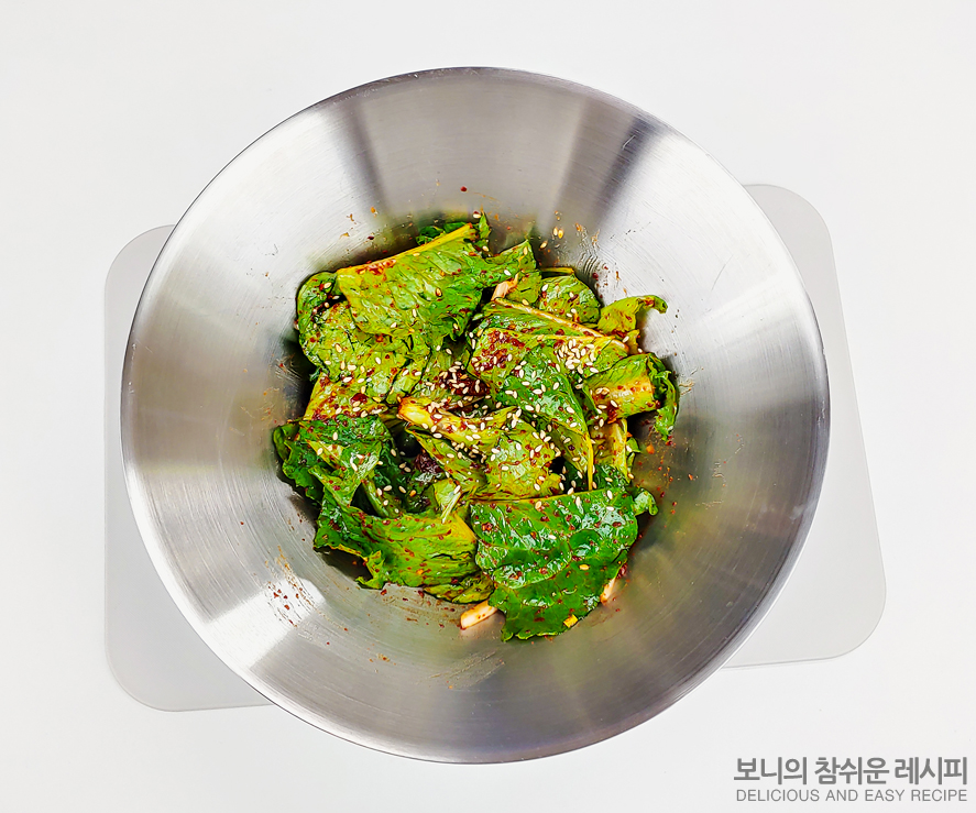 상추겉절이 양념 만드는 법 상추무침 레시피