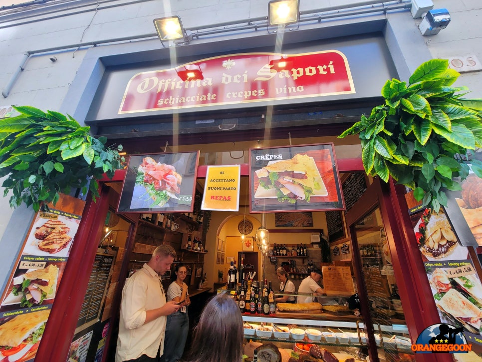 (이탈리아 피렌체 / 포르케타 샌드위치 feat. 산 니콜로 문) 껍질은 바삭! 속은 부드러운 돼지고기 바베큐 샌드위치! Porchetta, Firenze, Italia