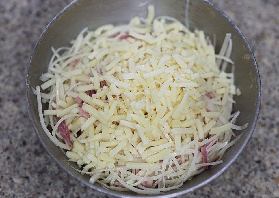 바삭한 감자채전 만들기 치즈 감자채전 레시피