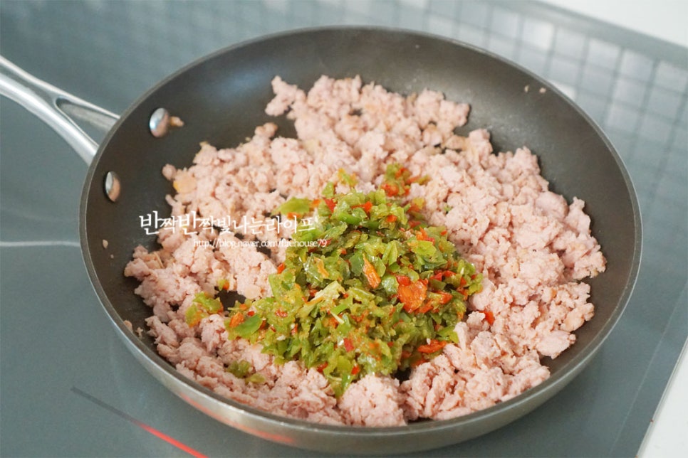 스팸 땡초김밥 청양고추김밥 땡초 스팸김밥 만들기