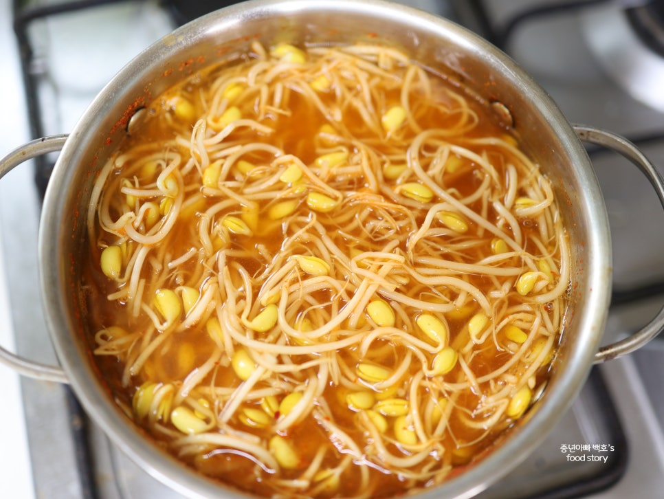 백종원 김치콩나물국 끓이는법 얼큰 매운 콩나물국 레시피 끓이기