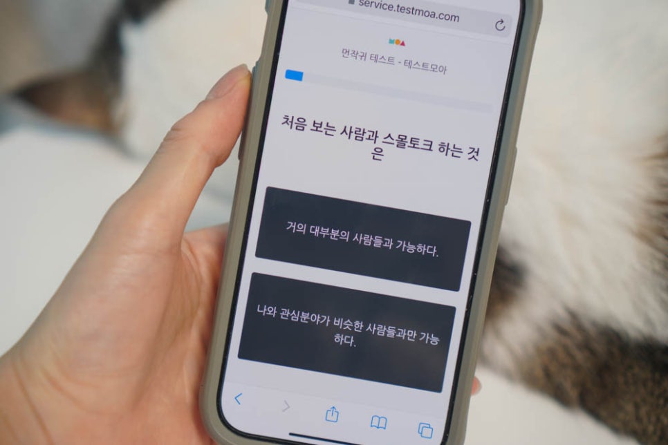 먼작귀 테스트 mbti 전체 결과 궁금하다면?