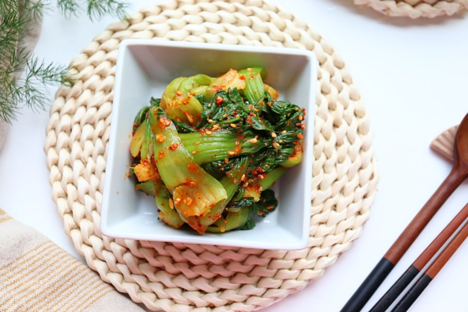 청경채무침 만드는법 청경채나물무침 데치기 청경채요리