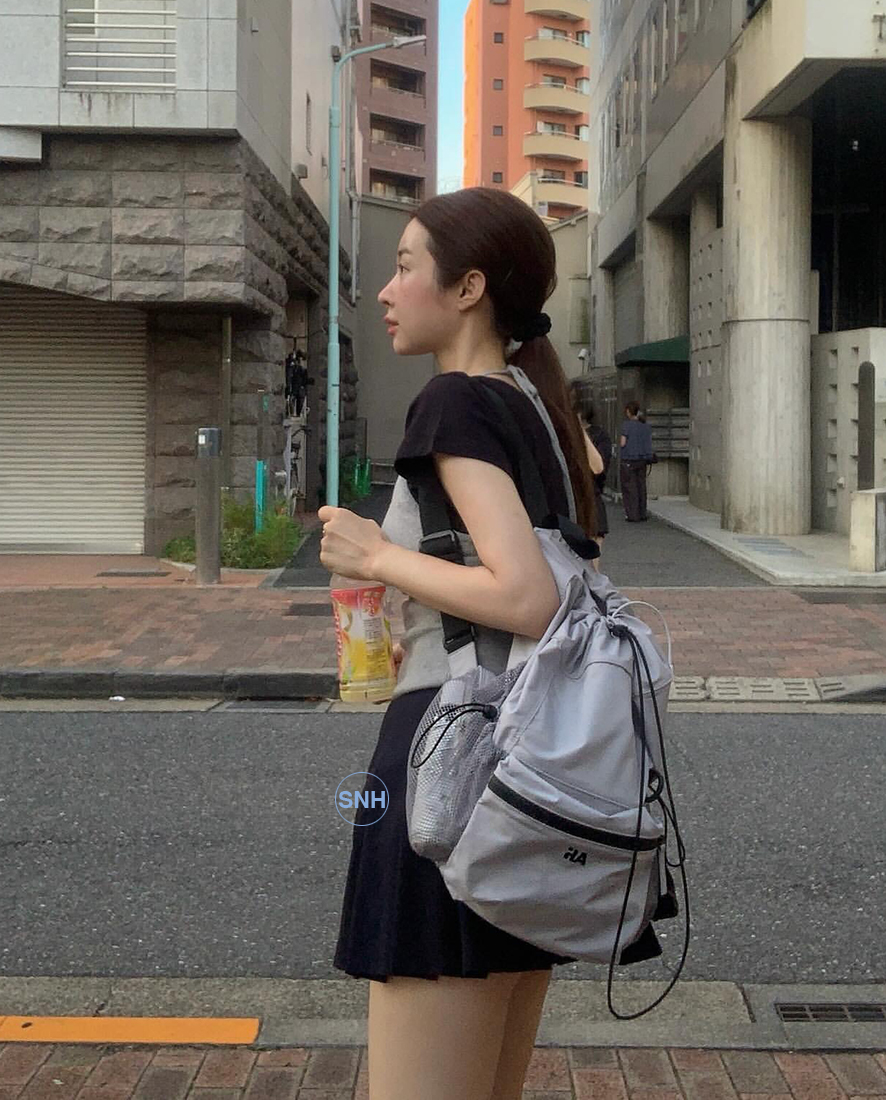 차정원 일본 여행 패션 아밤홈 백팩 중저가 가방 가격은?