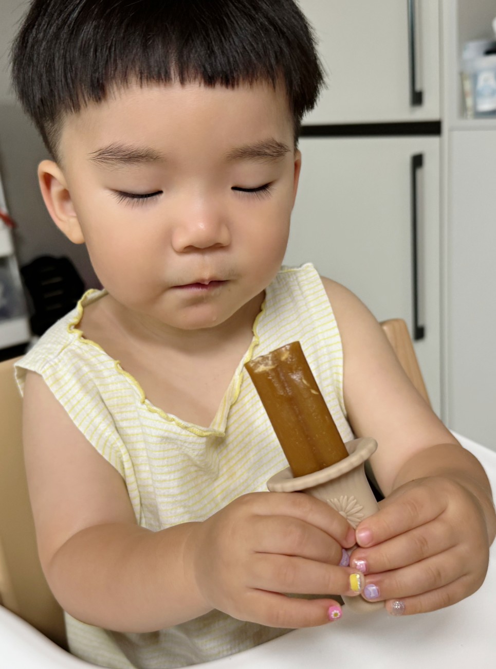 아기 이않이 시기, 루솔 라이스 티딩러스크와 홀더 챙겨서 외출!