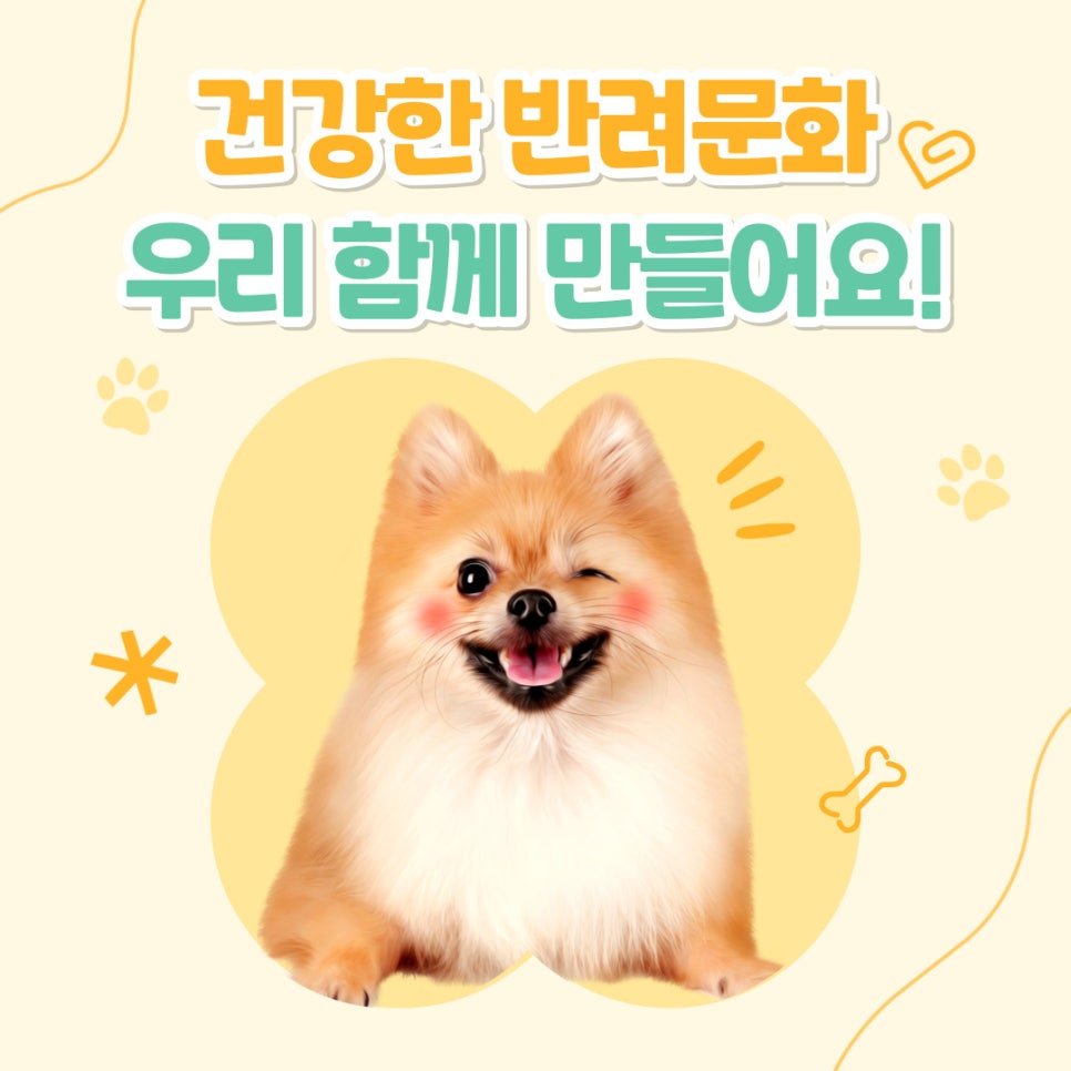 소중한 반려동물을 위해 자진신고 기간에 동물등록을 꼭 해주세요!