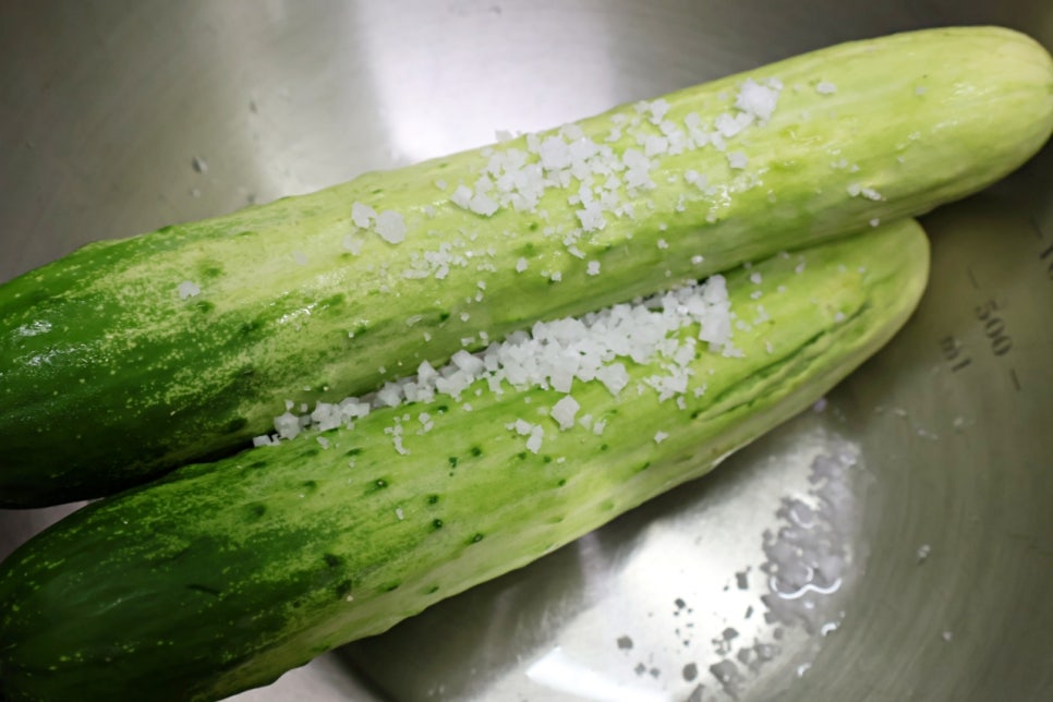 백종원 오이무침 레시피 양념 오이무침 만드는법