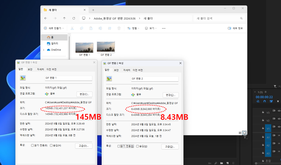 동영상 GIF 변환 및 움짤 만드는법 feat. 프리미어 프로
