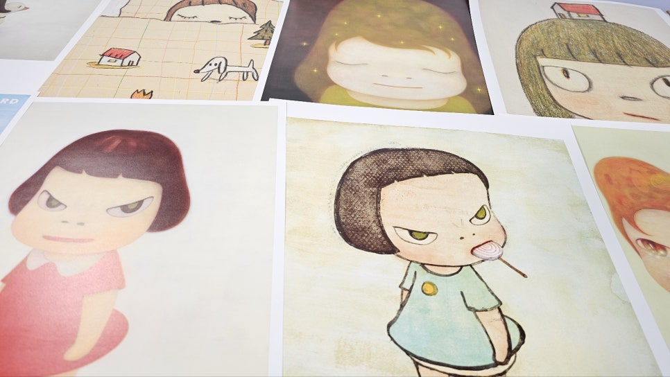 일본 감성 소품, 요시토모 나라 Yoshitomo Nara 그림 액자