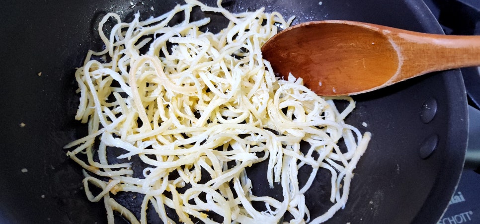 진미채 버터구이 집에서 맥주안주 추천 진미채튀김 스키피 땅콩버터 요리