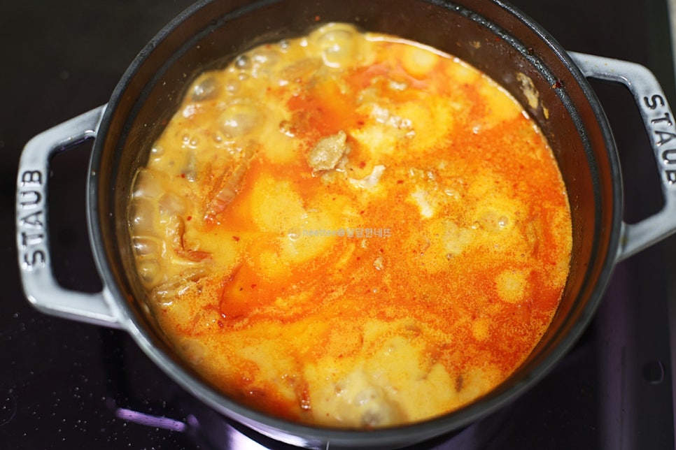 돼지고기 김치 비지찌개 만드는 법 콩비지찌개 레시피