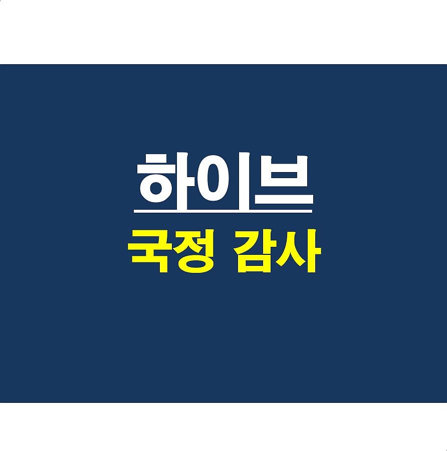 하이브 국정감사::'용천지랄'=앨범 사재기 의혹+외모 품평=놀랄 만큼 못 생긴 아이돌 멤버?