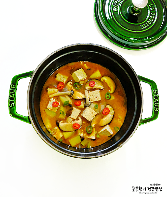 버섯 된장찌개 맛있게 끓이는법 고깃집 된장찌개 레시피