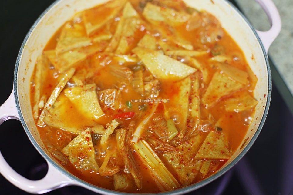 삼시세끼 차승원 김치찌개 맛있게 끓이는 법 어묵김치찌개 레시피