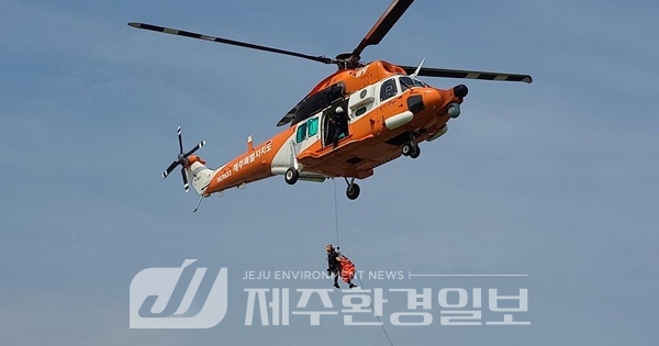 제주소방 119항공대, 항공안전점검 전국 1위 영예