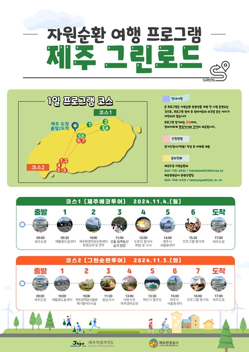 자원순환에 생태관광 더했다.. ‘제주 그린로드’ 시범 운영