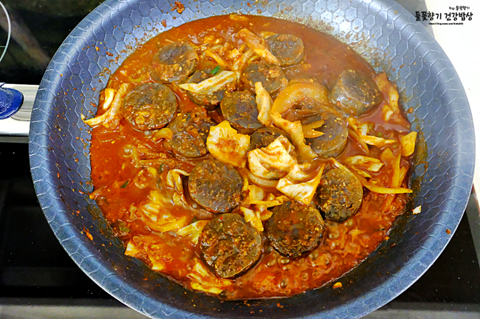 백종원 순대볶음 레시피 순대볶음 양념장 순대야채볶음