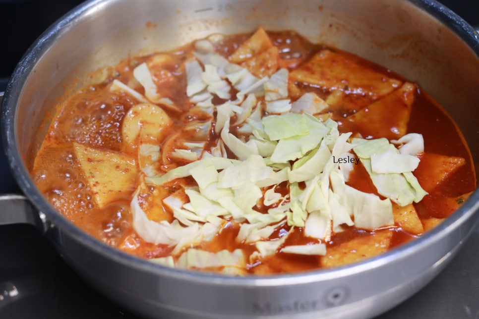 떡볶이 황금 레시피 국물 떡볶이 소스 만들기