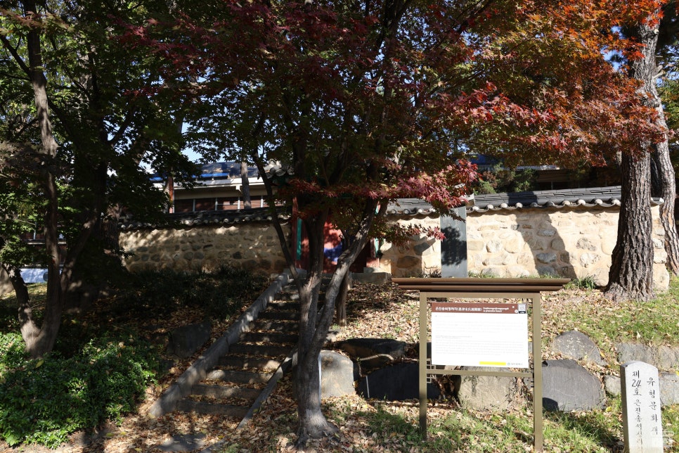 대전 대덕구 스토리가 흐르는 정려의 길 가을 풍경