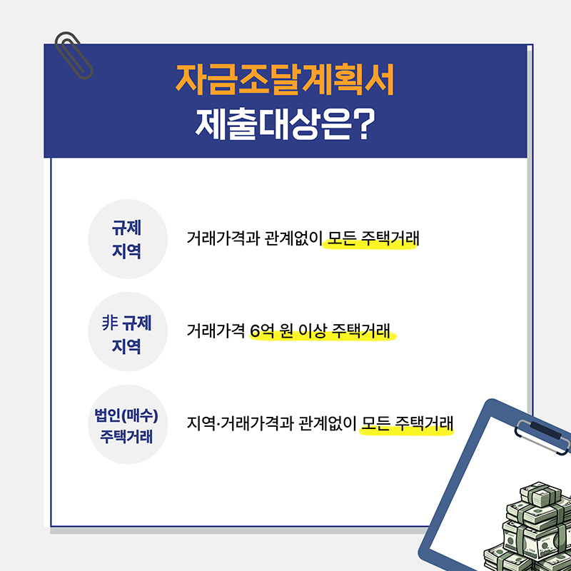 주택취득자금 조달 및 입주계획서 작성 방법