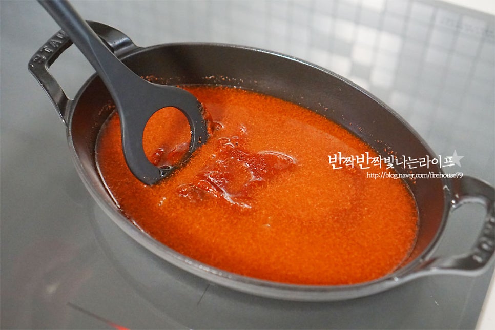 떡볶이 황금레시피 소스 백종원 가래떡 떡볶이 레시피