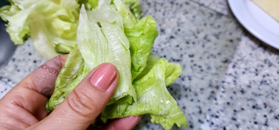 다이어트 닭가슴살 요리 루콜라 샐러드 오리엔탈 드레싱 만들기 소스 재료