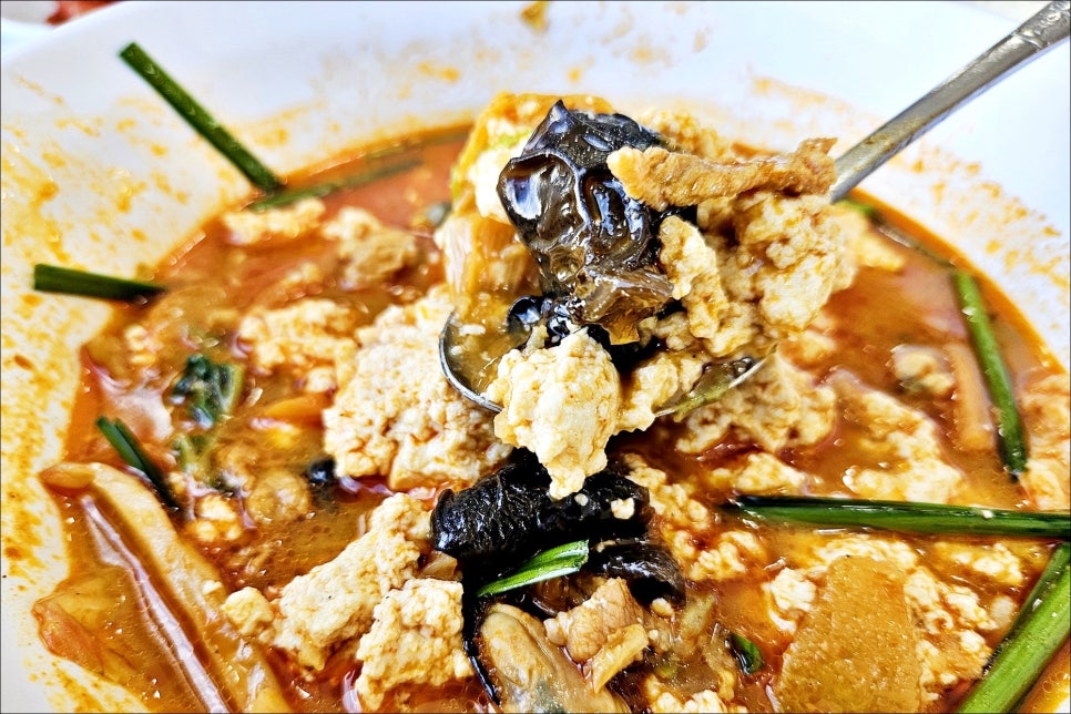 초당 순두부마을 강릉 짬뽕순두부 아침식사 추천