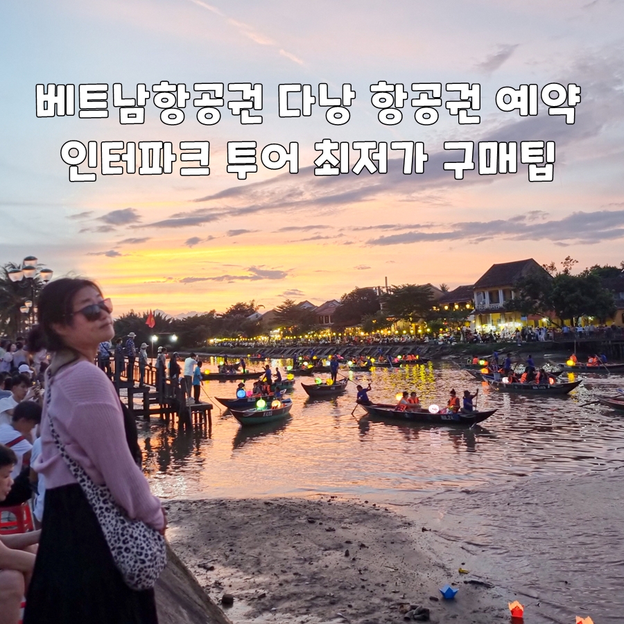 베트남항공권 다낭 항공권 예약 인터파크 투어 최저가 구매팁