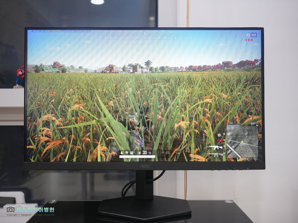 가성비 게이밍모니터 추천 알파스캔 AOC 27G4X 27인치 모니터
