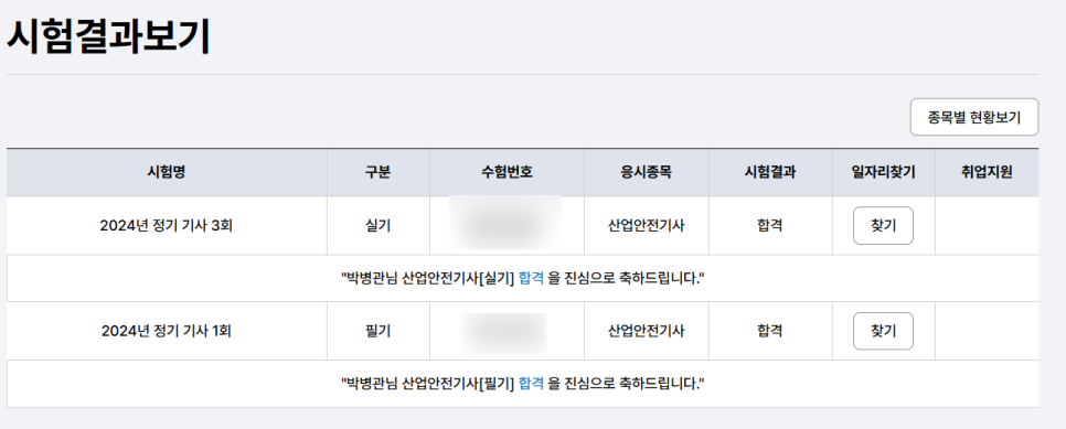 산업안전기사 실기 합격 후기 합격 후기(feat. 직장인 독학후기 산안기 실기2024년 3회차. 직8딴)
