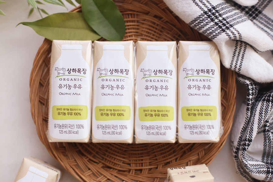 유기농우유 배아플 걱정없는 상하목장 락토프리 우유로!