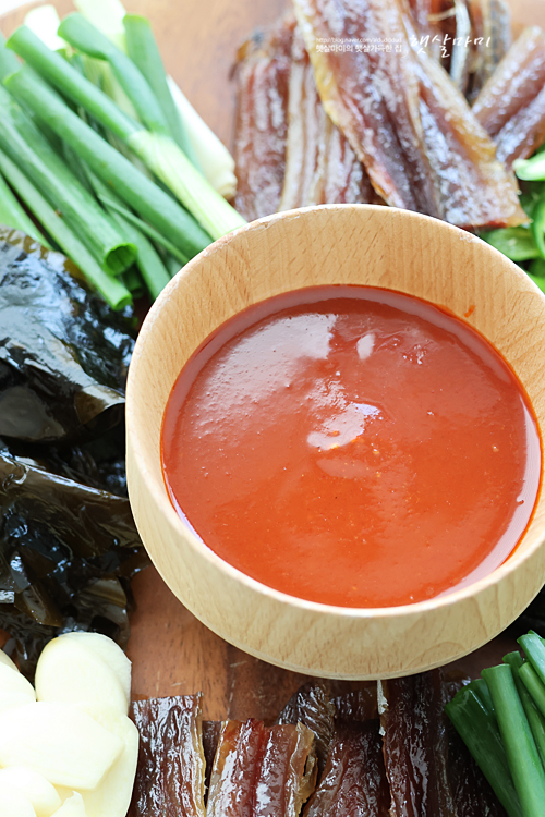 초고추장 만드는 법 레시피 맛있는 초장 만들기