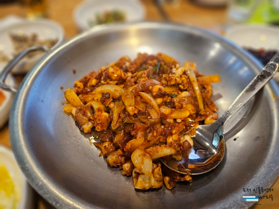 대구 들안길 맛집 산낙지볶음이 맛있는 한티불낙