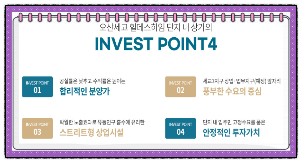 오산 세교 힐데스하임 단지내상가(근린상가) 분양정보