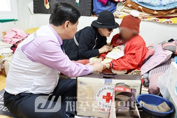 제주적십자사, 설 맞이 고령 이산가족 위로 방문