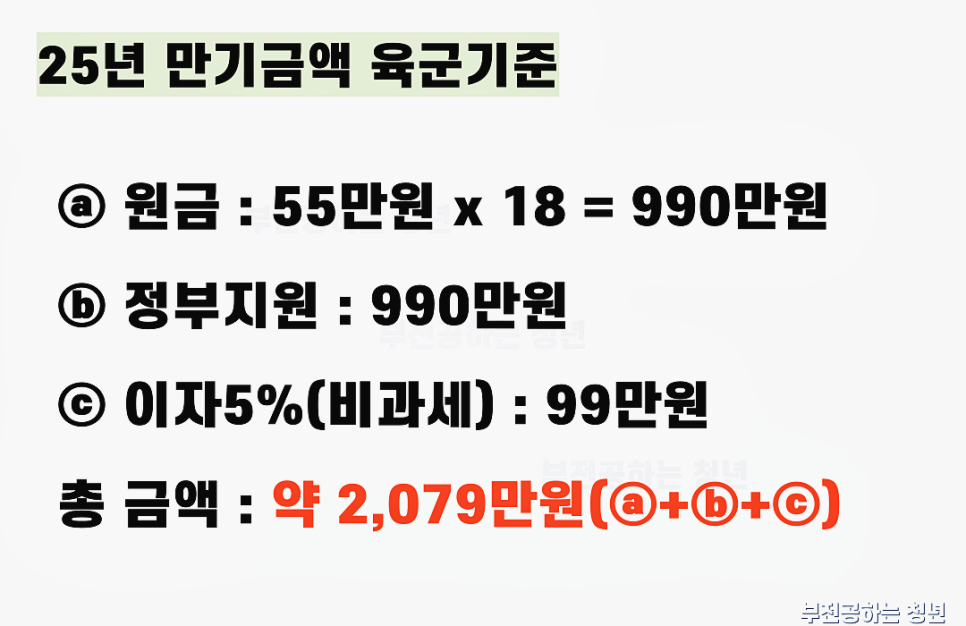 25년 군인 월급, 병장 상병 일병 이병 역대 변화 인상(+직업군인)