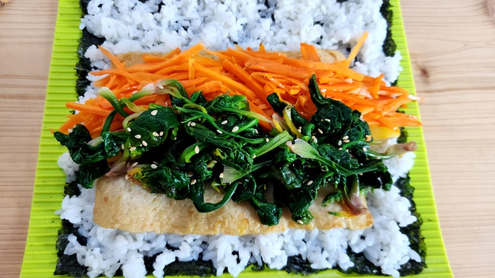 참치 마요 김치김밥 묵은지 참치 김밥 만드는법 왕김밥 점심 도시락 만들기