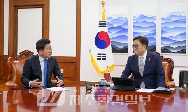 제주도, 제주-칭다오 신규항로 개설 국회 지원 요청
