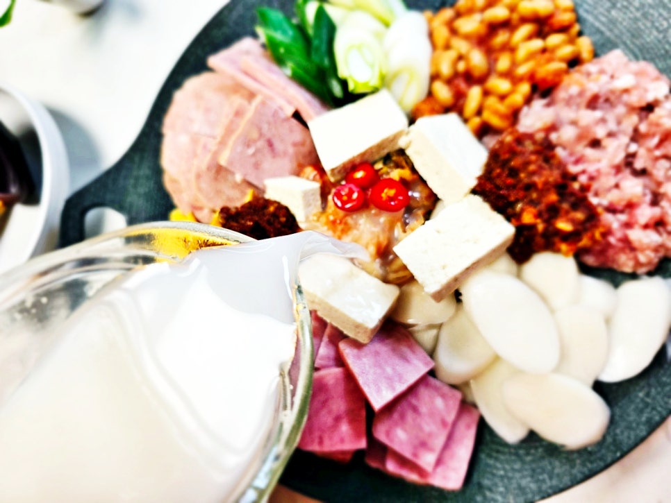 부대찌개 황금레시피 햄찌개 김치부대찌개 양념장 레시피