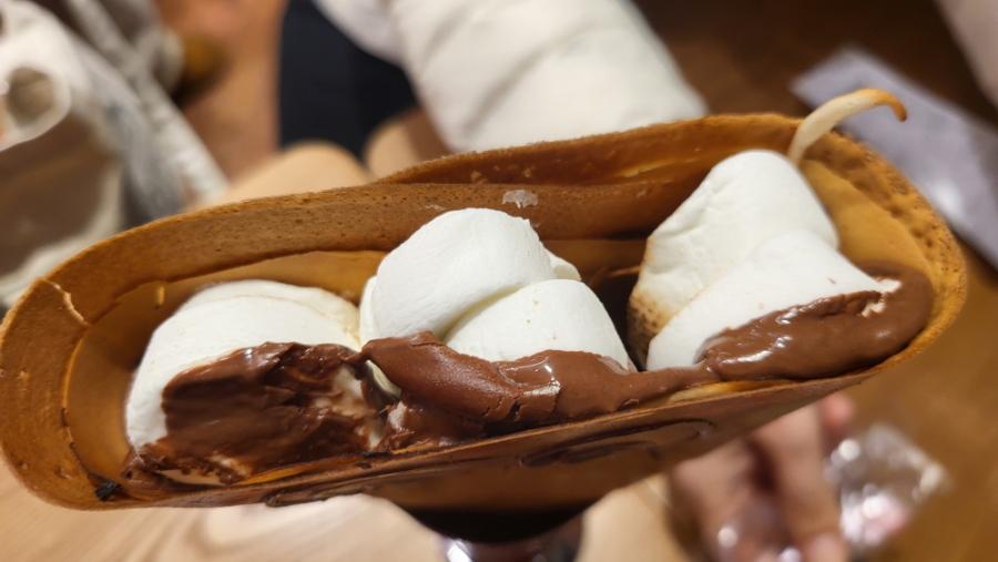 크레페허브 생딸기 뷔렐레, 누텔라 스모어 맛보니~